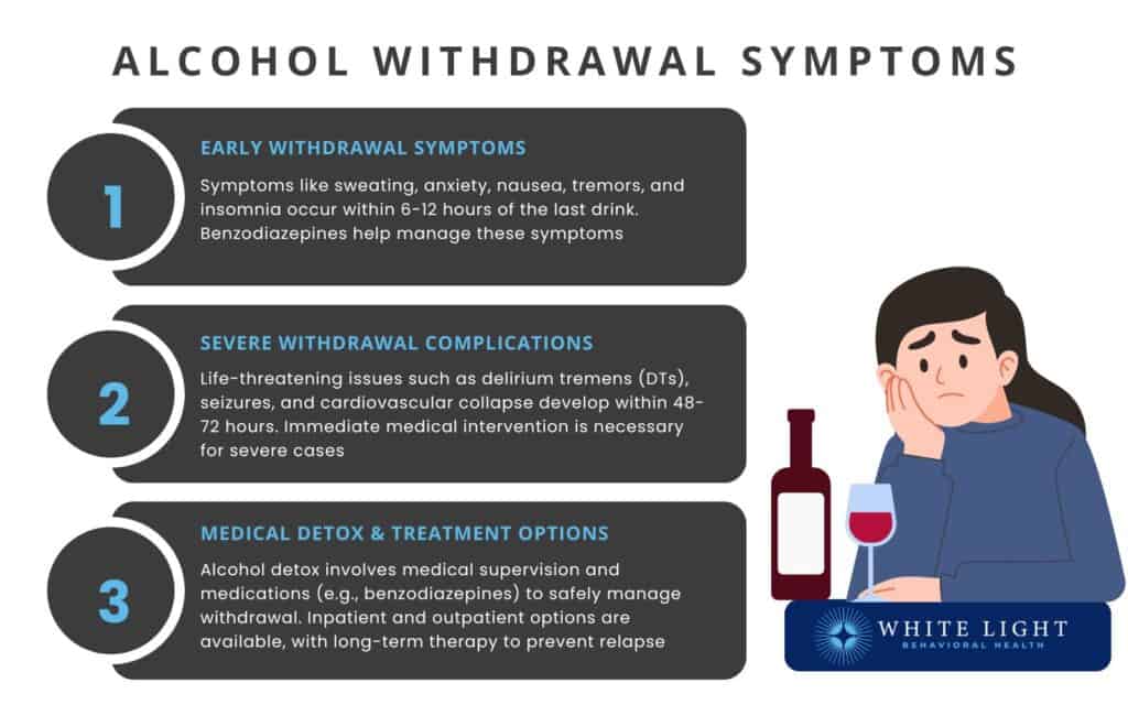 Alcohol withdrawal symptoms