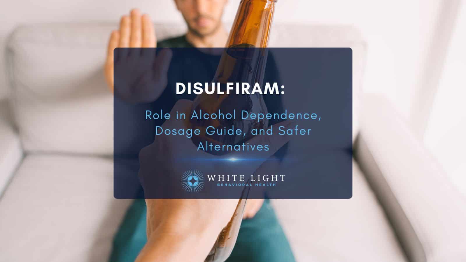 A man on Disulfiram for alcoholism refusing a drink of alcohol