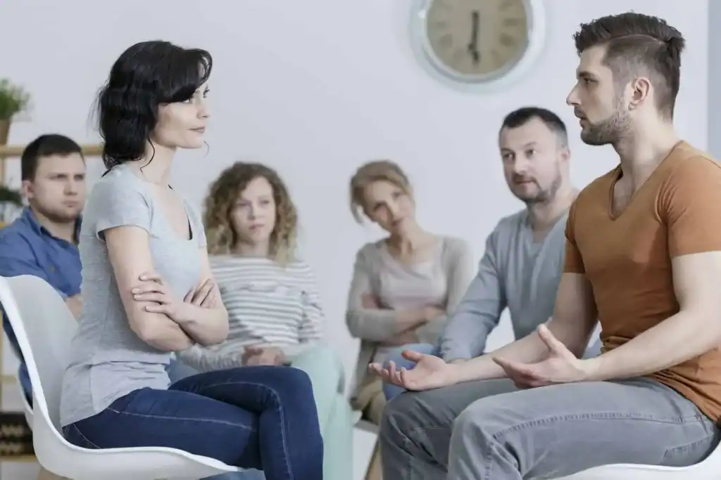 Partial Hospitalization Treatment Program In Ohio 2 A group therapy session during PHP treatment
