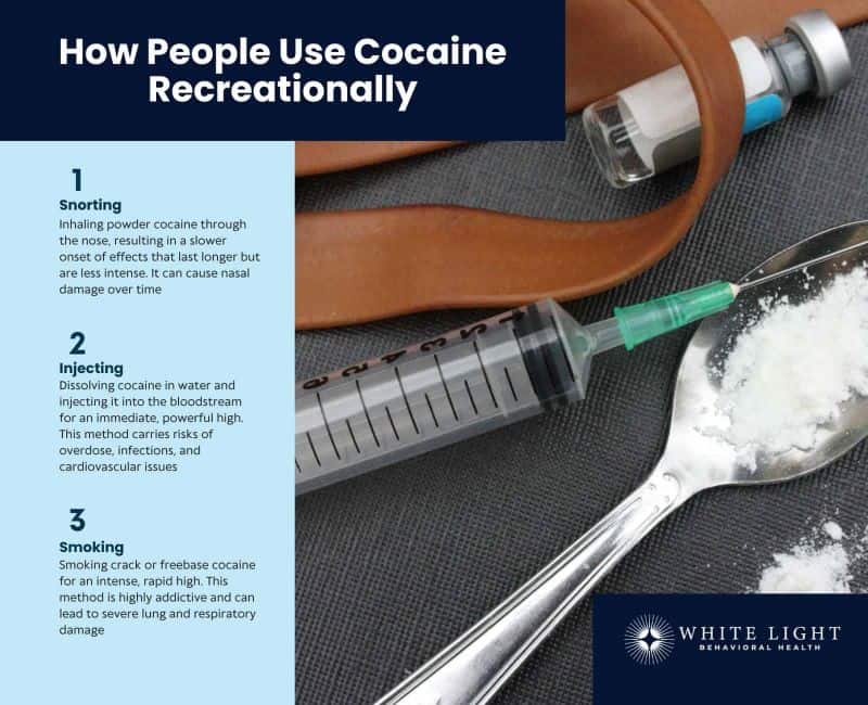 how people use cocaine recreationally