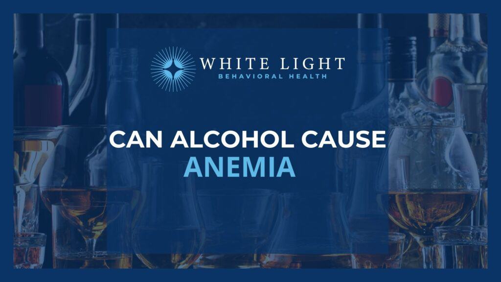 can alcohol cause anemia