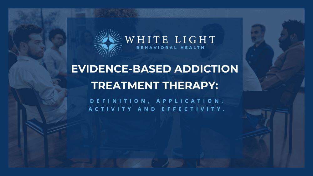 a group discussing different evidence-based addiction treatment therapy options