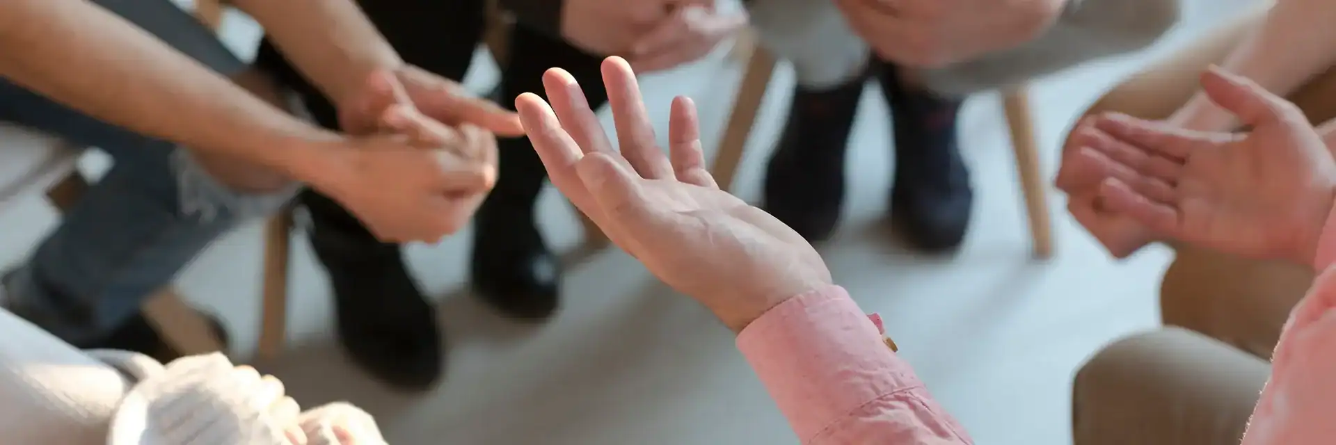 an addiction recovery group meeting in Ohio